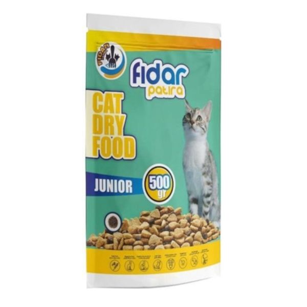غذای خشک گربه فیدار پاتیرا مدل جونیور وزن 500 گرم