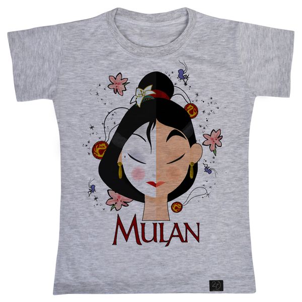  تی شرت دخترانه 27 طرح Mulan کد B36