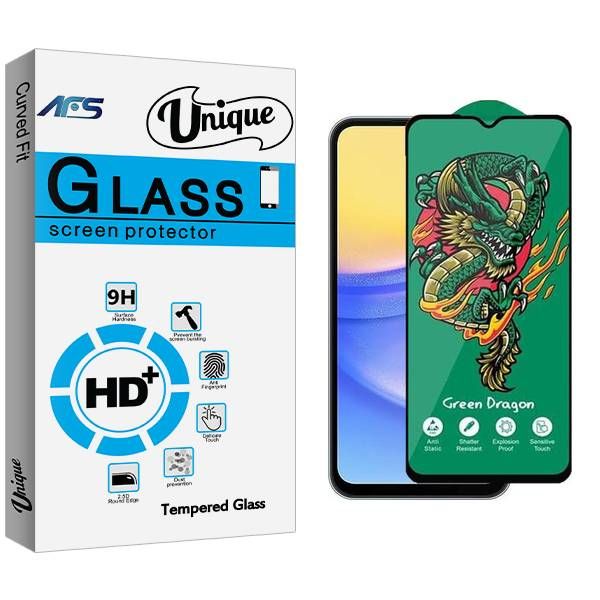 محافظ صفحه نمایش ای اف اس مدل Unique Green_Dragon مناسب برای گوشی موبایل سامسونگ Galaxy A15