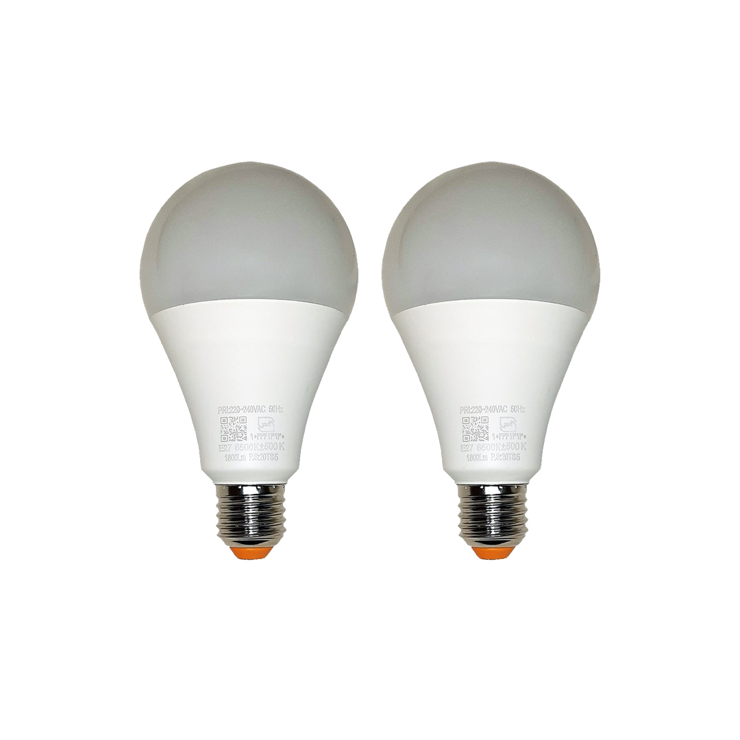لامپ 15 وات مهتابی نمانور مدل LED پایه E27 بسته 2 عددی