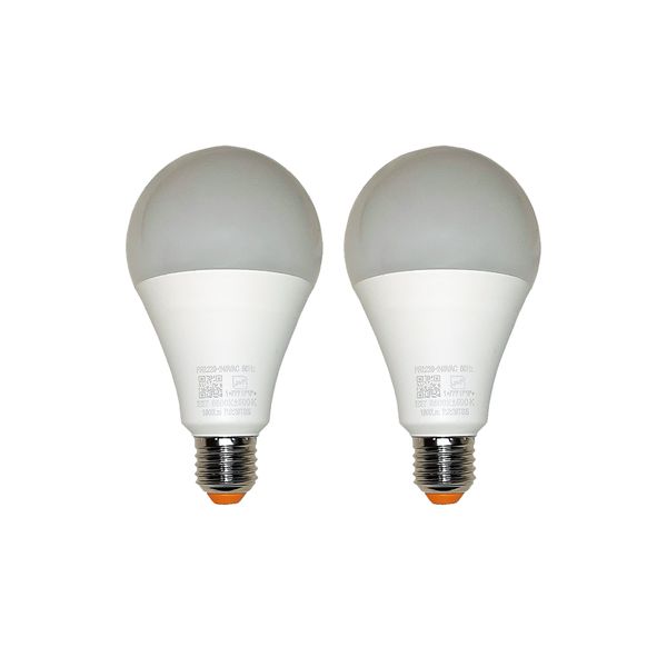 لامپ 15 وات آفتابی نمانور مدل LED پایه E27 مجموعه 2 عددی
