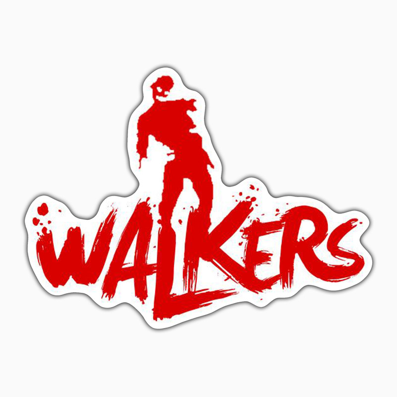 استیکر لپ تاپ و موبایل بووم طرح سریال Walkind Dead مدل Walkers کد FR57