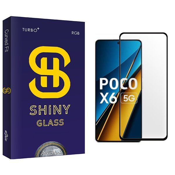 محافظ صفحه نمایش شیشه ای آتوچبو مدل Shiny مناسب برای گوشی موبایل شیائومی Poco X6