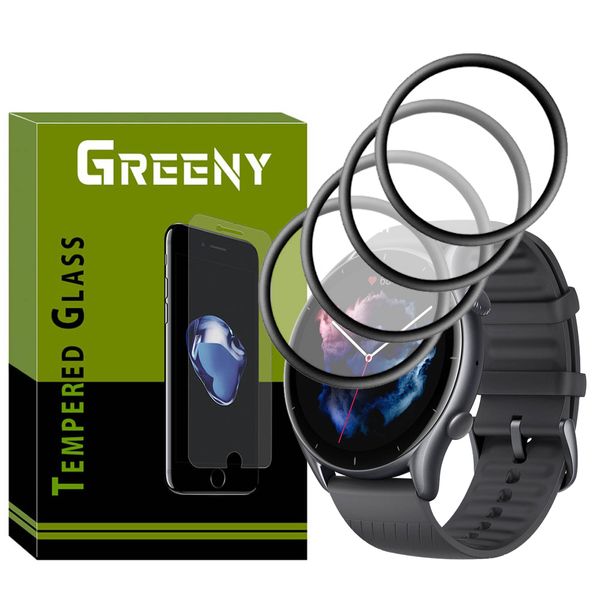 محافظ صفحه نمایش گرینی مدل GR-PM مناسب برای ساعت هوشمند امیزفیت GTR3 Pro بسته چهار عددی