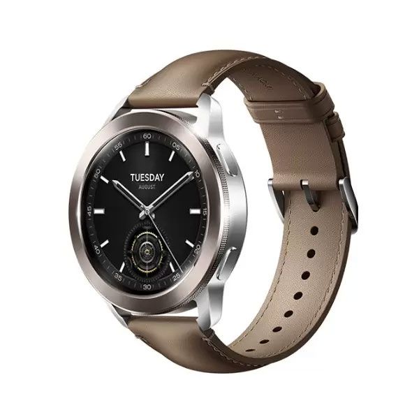 ساعت هوشمند شیائومی مدل Watch S3 بند چرمی - گلوبال