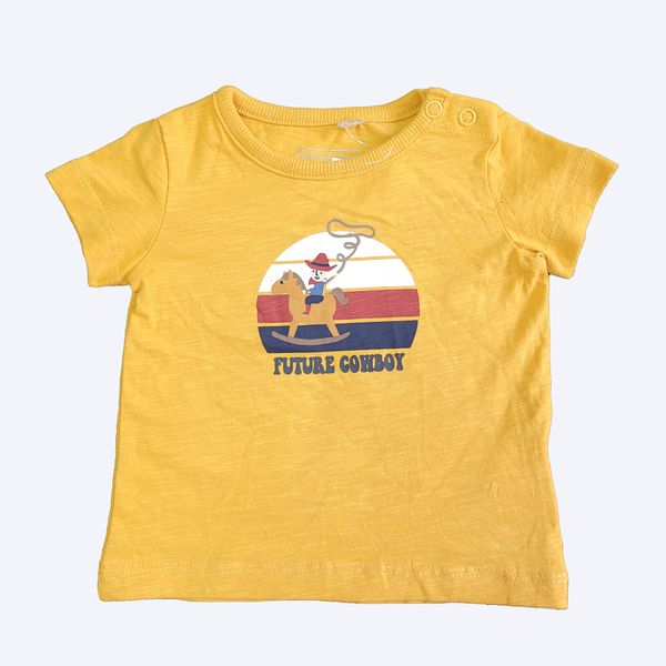 تی شرت آستین کوتاه نوزادی جی بی سی مدل jhb-67489