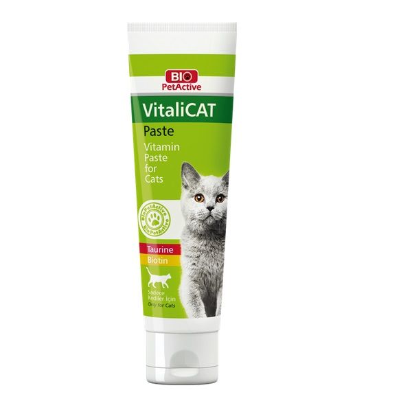 خمیر مولتی ویتامین برای گربه بالغ بایو پت اکتیو مدل VITALICAT وزن 100 گرم