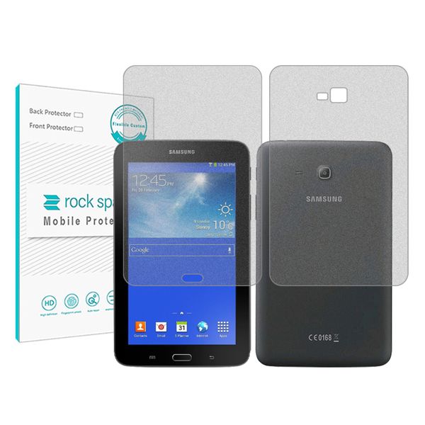 محافظ صفحه نمایش مات راک اسپیس مدل HyMTT مناسب برای تبلت سامسونگ Galaxy Tab 3 Lite 7.0 VE به همراه محافظ پشت تبلت