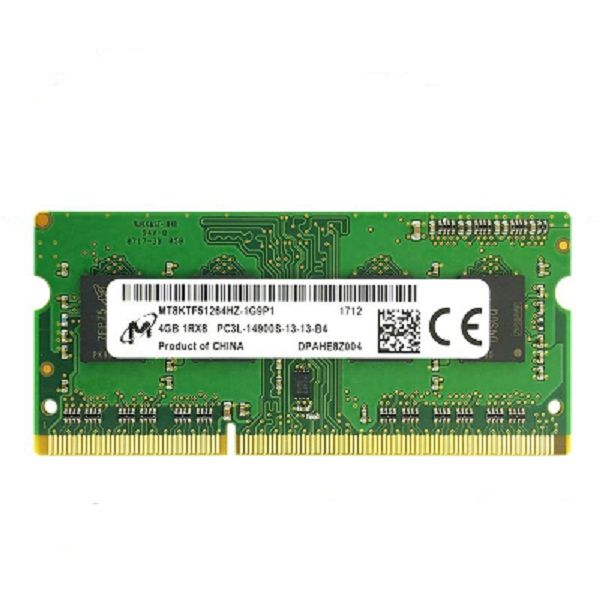 رم لپ تاپ DDR3L تک کاناله 1866 مگاهرتز CL11 میکرون مدل PC3L-14900S ظرفیت 4 گیگابایت