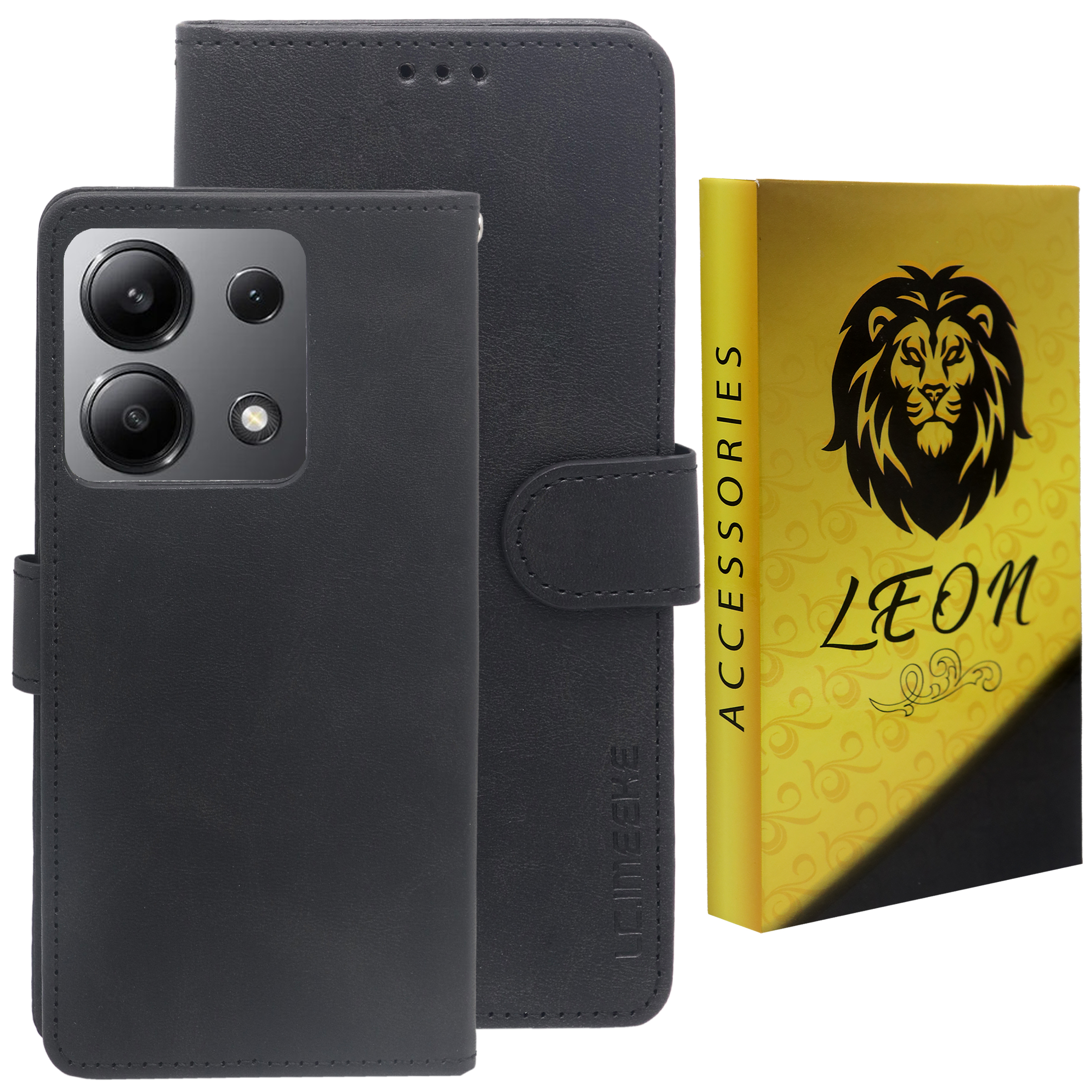 کیف کلاسوری لئون مدل Serenit Oro مناسب برای گوشی موبایل شیائومی Redmi Note 13 5G