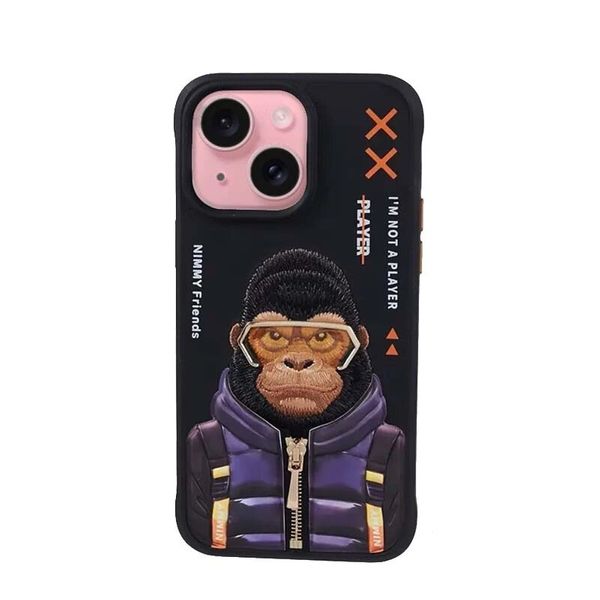 کاور مدل Nimmy monkey مناسب برای گوشی موبایل اپل iPhone 15