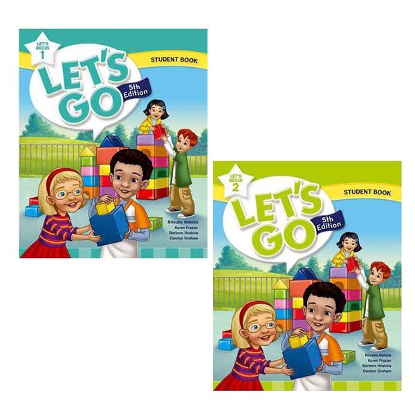 کتاب Lets Go Begin 5th Edition اثر جمعی از نویسندگان انتشارات زبان مهر 2جلدی