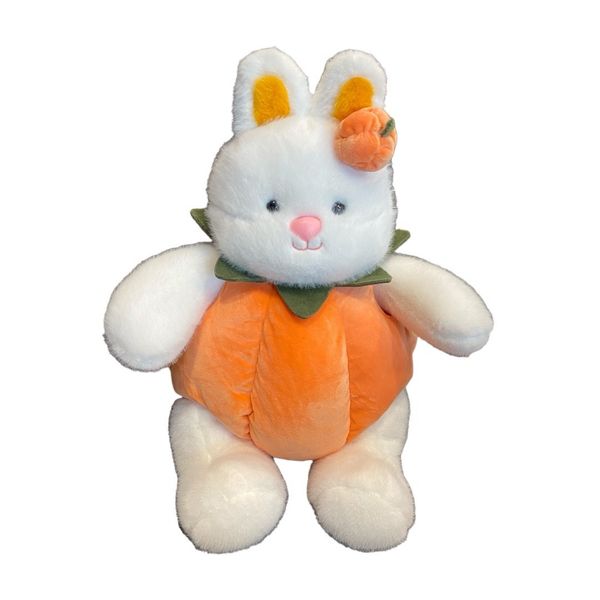 عروسک مدل خرگوش طرح کدوتنبل ارتفاع35سانتی