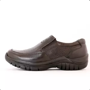 کفش روزمره مردانه مدل فوکس تمام چرم طبیعی کد AP106 رنگ قهوه ای