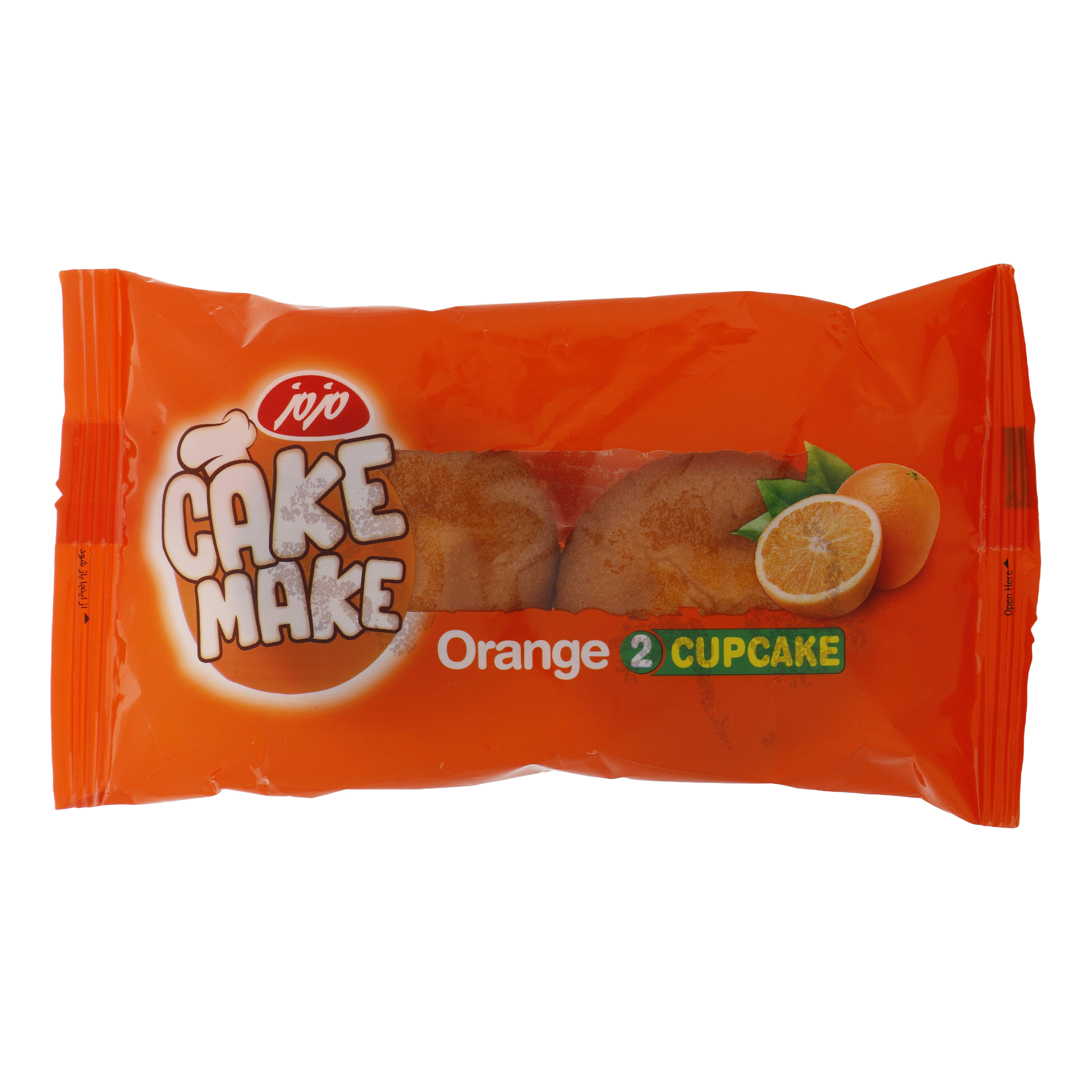 کیک پرتقالی مزمز - 50 گرم بسته 2 عددی