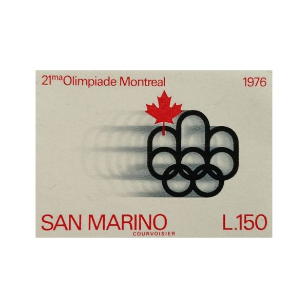 تمبر یادگاری مدل المپیک مونترآل سن مارینو 