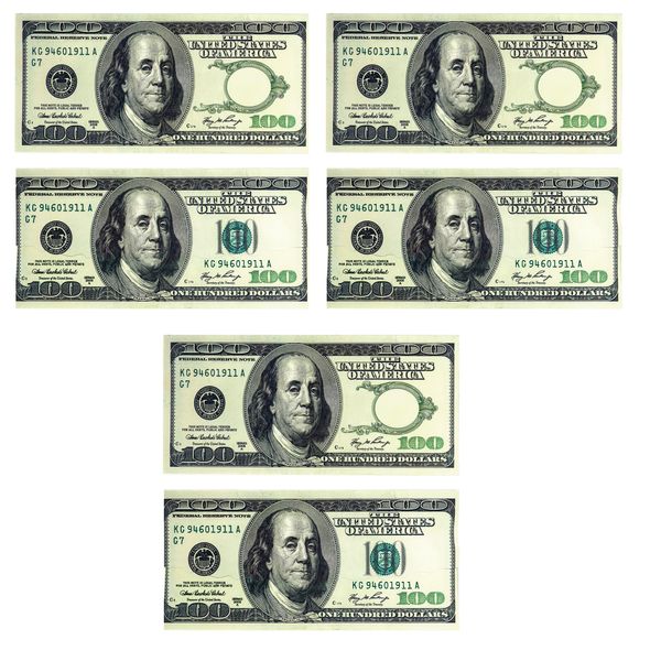 پاکت پول مدل دلار بسته 6 عددی