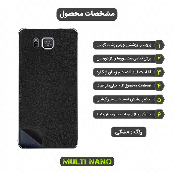 برچسب پوششی مولتی نانو مدل X-F1L مناسب برای گوشی موبایل سامسونگ Galaxy Alpha