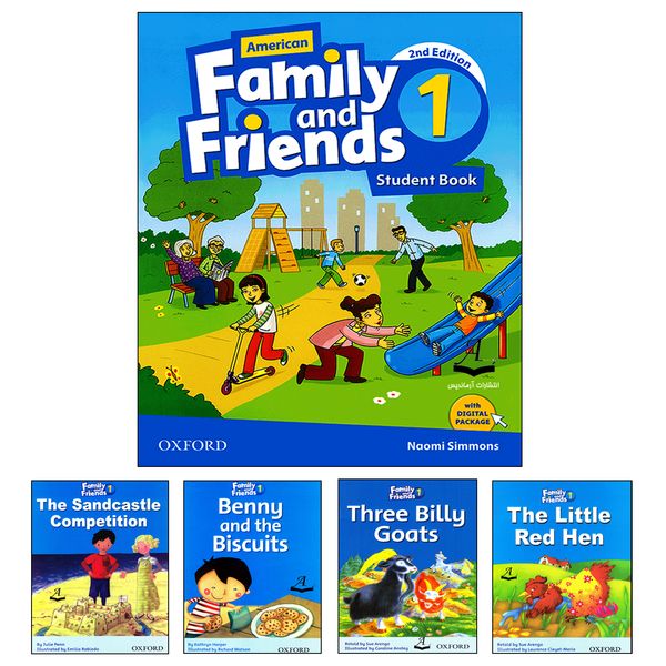 کتاب Family And Friends 1 اثر جمعی از نویسندگان انتشارات آرماندیس پنج جلدی