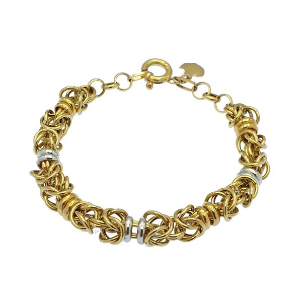 دستبند طلا 18 عیار زنانه طلاوجواهری احسان مدل 1EB1340