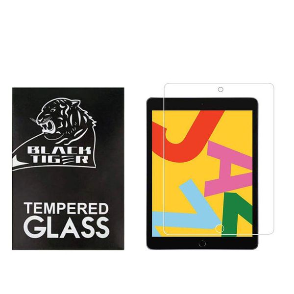 محافظ صفحه نمایش شیشه ای بلک تایگر مدل HMG مناسب برای تبلت اپل Ipad 7 10.2 Inch