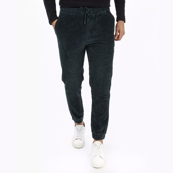 شلوار مردانه جوتی جینز مدل اسلش کبریتی کد 122164 رنگ سبز تیره