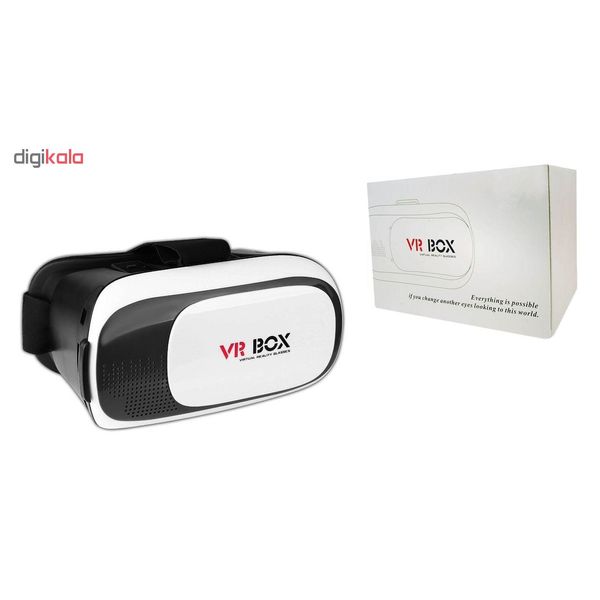 هدست واقعیت مجازی وی آر باکس مدل VR Box به همراه DVD نرم افزار