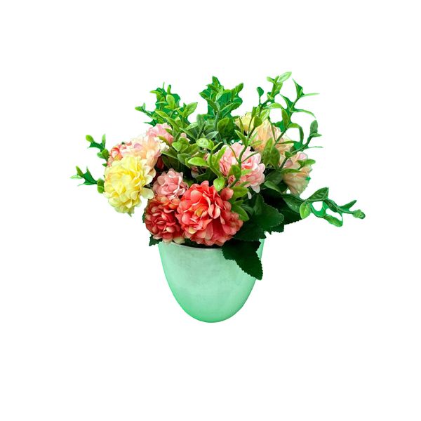 گلدان به همراه گل مصنوعی مدل 20