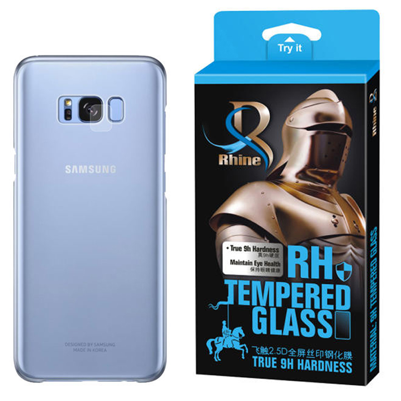 محافظ لنز دوربین راین مدل R_L مناسب برای گوشی موبایل سامسونگ Galaxy S8