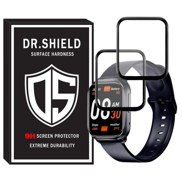 محافظ صفحه نمایش دکترشیلد مدل DR-PM مناسب برای ساعت هوشمند کیو سی وای GS بسته دو عددی