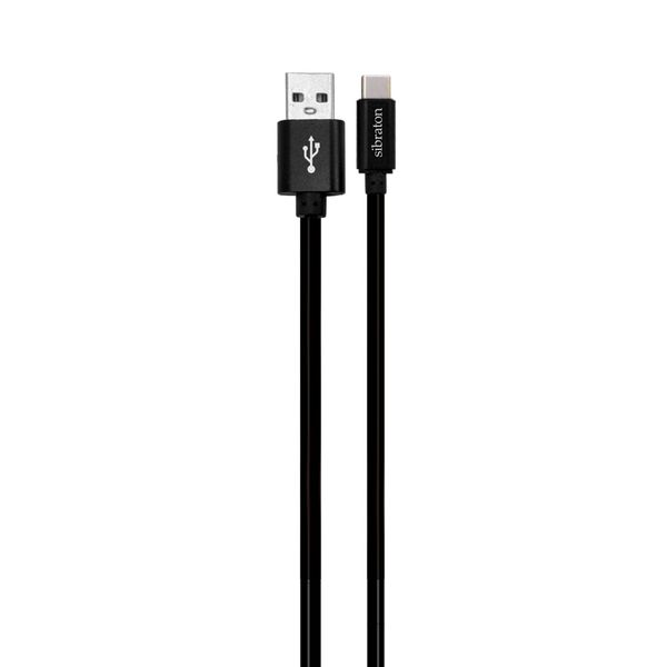 کابل تبدیل USB به USB-C سیبراتون مدل S225 C طول 1.2 متر