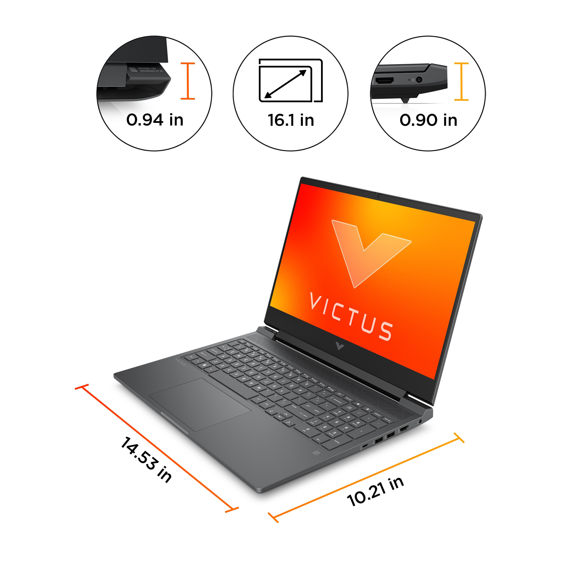 لپ تاپ 16.1 اینچی اچ‌ پی مدل VICTUS 16 Gaming R000-i7 13700H 16GB 1SSD RTX4070 W