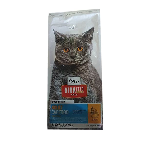 غذای گربه ویدافید مدل CAT ADULT وزن 2 کیلوگرم