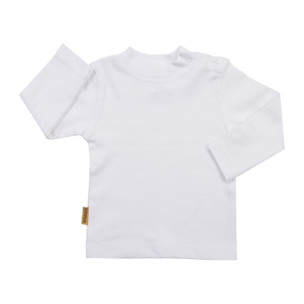 تی شرت آستین بلند بچگانه آدمک کد 1472681 رنگ سفید