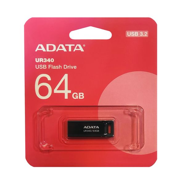 فلش مموری ای دیتا مدل UR340 USB 3.2 ظرفیت 64 گیگابایت