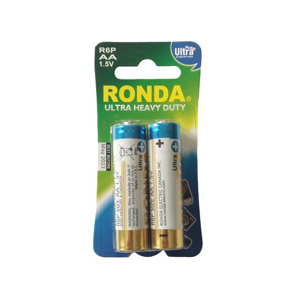 باتری قلمی روندا مدل ULTRA بسته 2 عددی