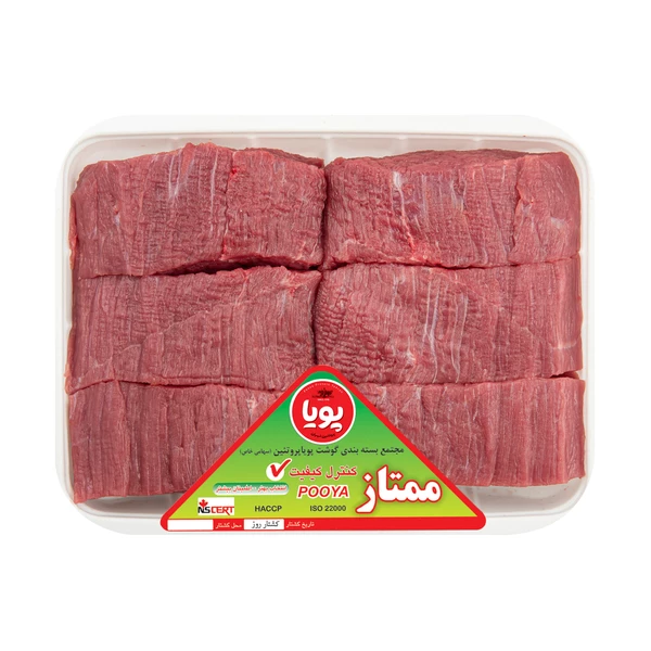 گوشت خورشتی گوساله پویا پروتئین - 800 گرم