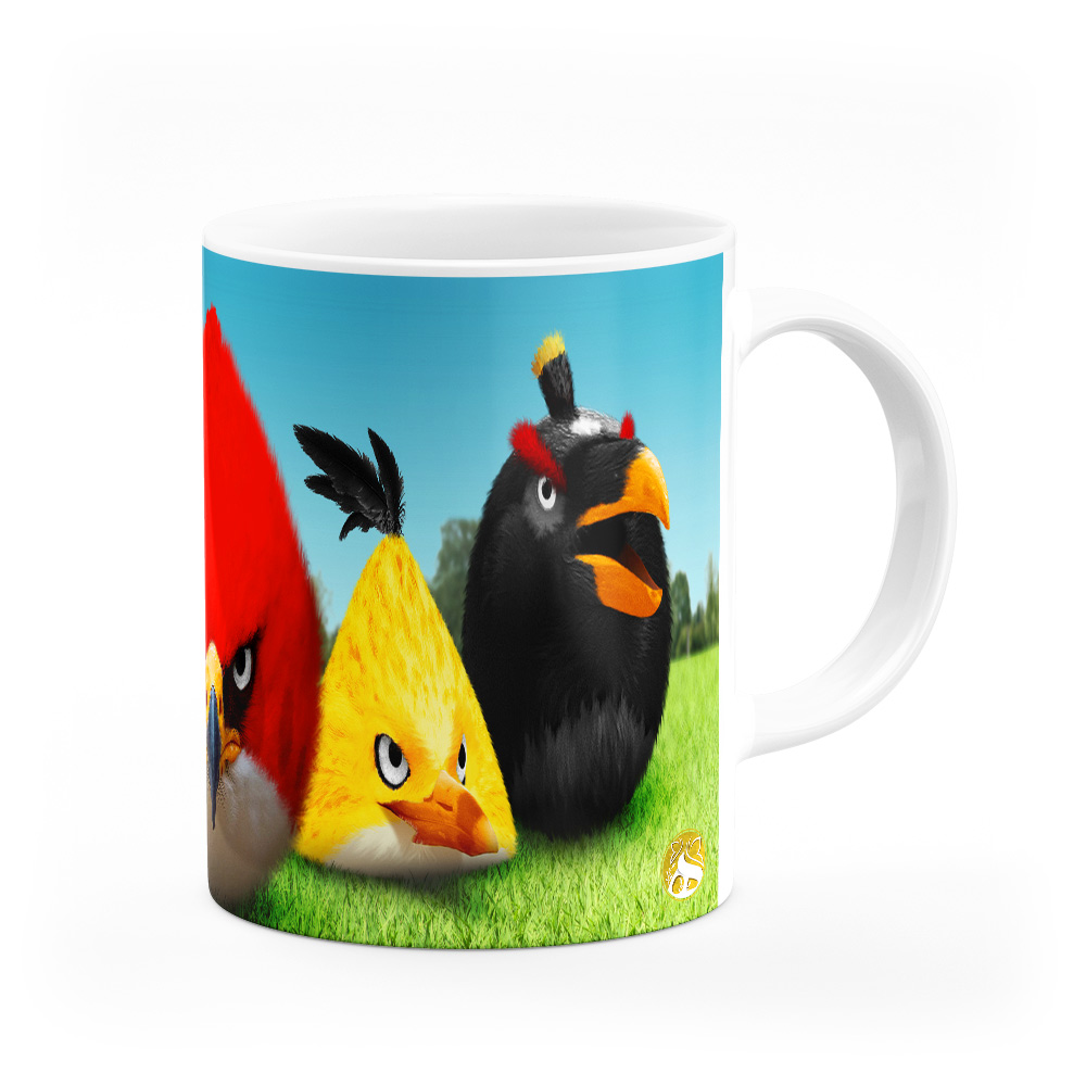 ماگ هومرو طرح انیمیشن پرندگان خشمگین The Angry Birds مدل MG3189