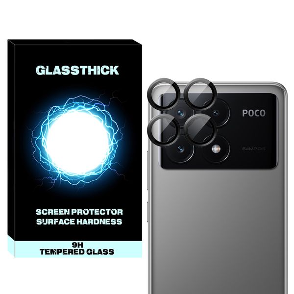 محافظ لنز دوربین گلستیک مدل Ring-Metal-GL مناسب برای گوشی موبایل شیائومی Poco X6 Pro