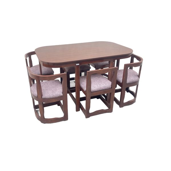 میز و صندلی ناهارخوری 6 نفره گالری چوب آشنایی مدل Ro-872