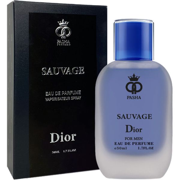 ادو پرفیوم مردانه پاشا مدل Dior Sauvage حجم 50 میلی لیتر