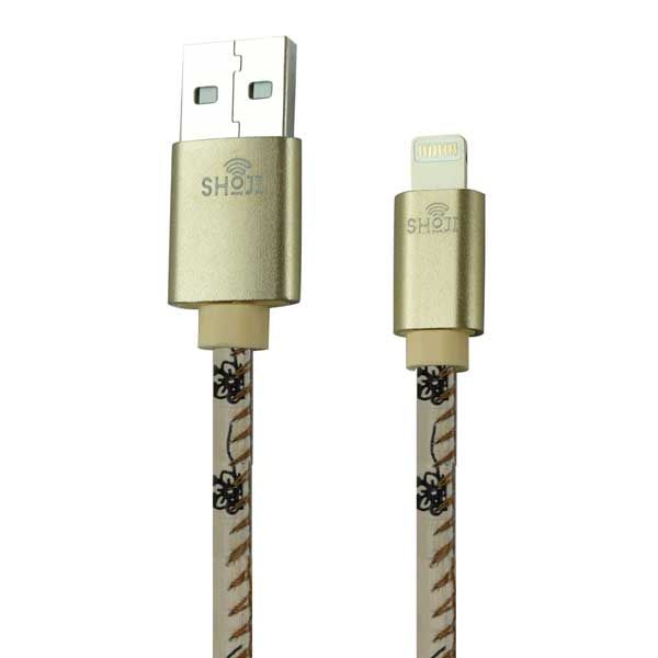 	 کابل تبدیل USB به لایتنینگ شوجی مدل SH-1047 طول یک متر