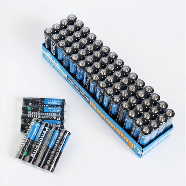 باتری نیم قلمی پنانسینگ مدل R03 بسته 60 عددی