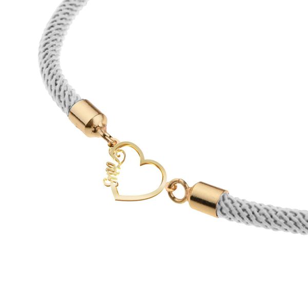 دستبند طلا 18 عیار زنانه مدوپد مدل اسم فیروز firuz کد DB30-11005