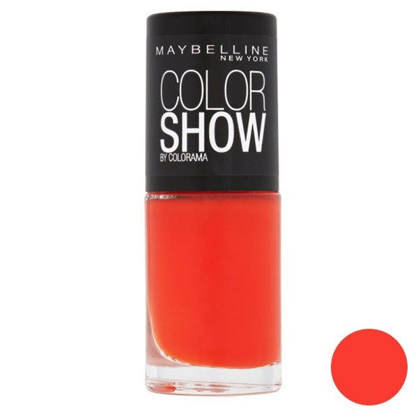 لاک ناخن میبلین مدل Vao Color Show Urban Coral 341