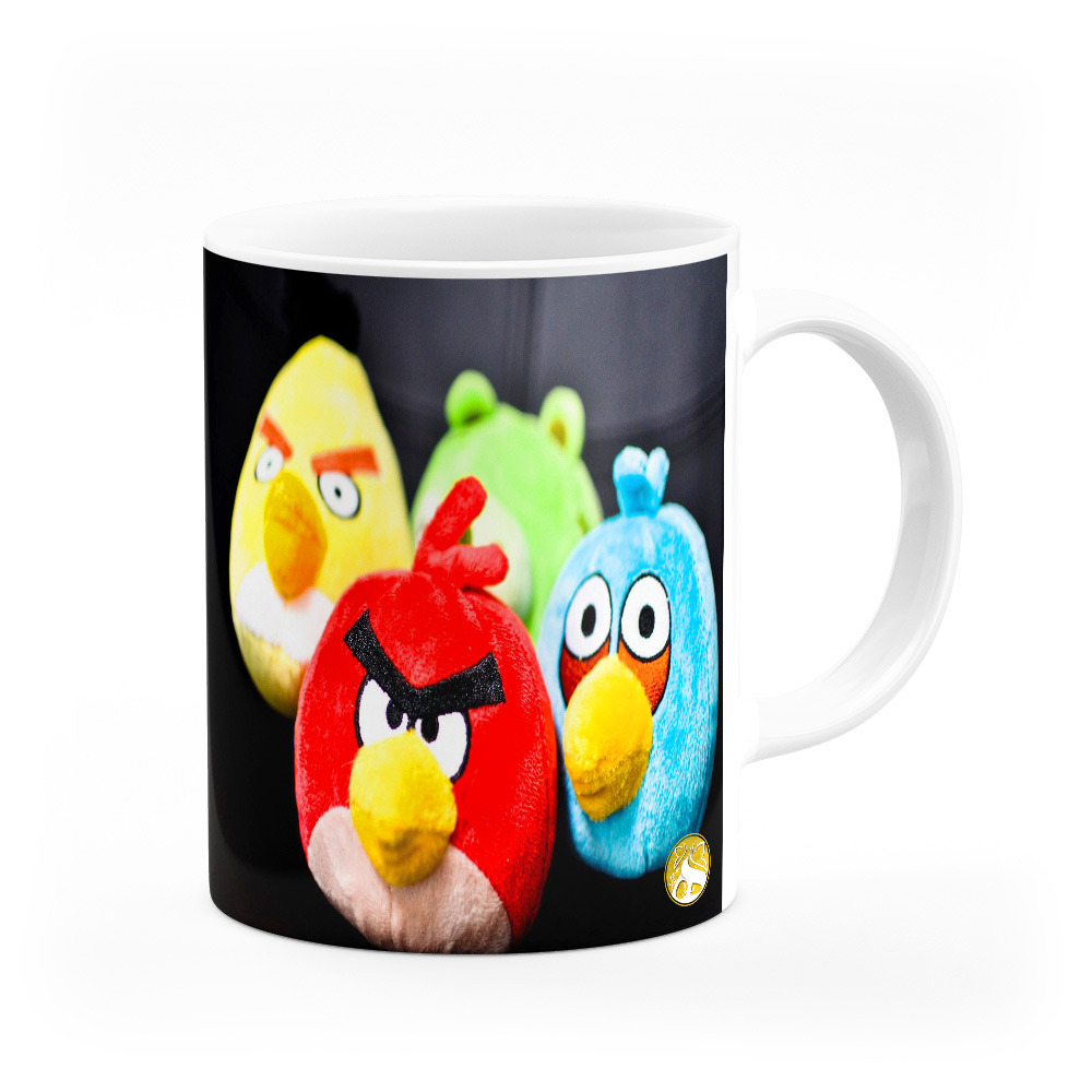 ماگ هومرو طرح انیمیشن پرندگان خشمگین The Angry Birds مدل MG3213