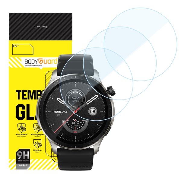 محافظ صفحه نمایش بادیگارد مدل GW مناسب برای ساعت هوشمند امیزفیت GTR 4 بسته 3 عددی