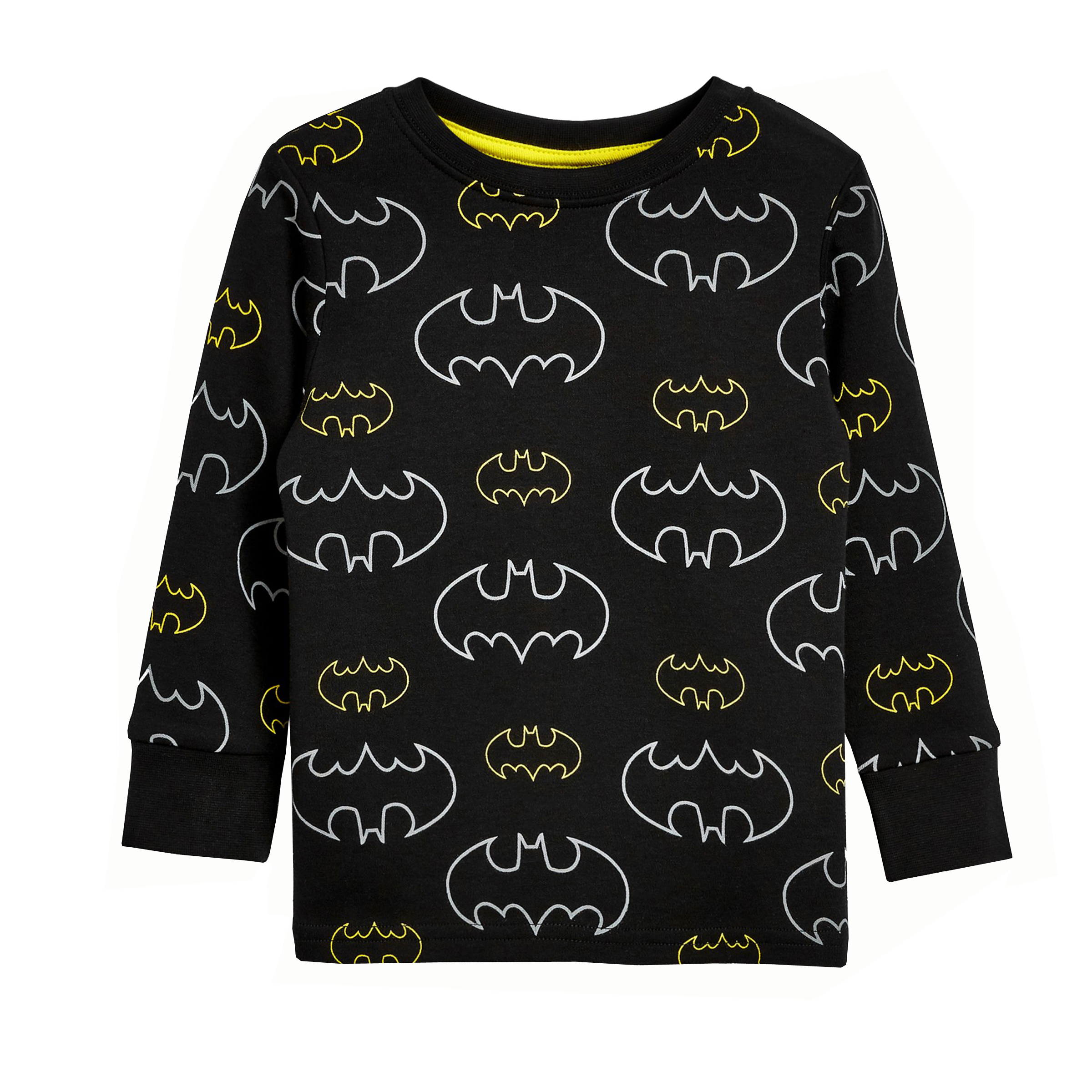 تی شرت آستین بلند پسرانه نکست مدل bat - man