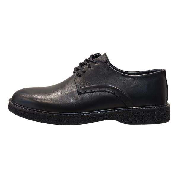 کفش مردانه مدل چرم طبیعی کد 00235 رنگ مشکی
