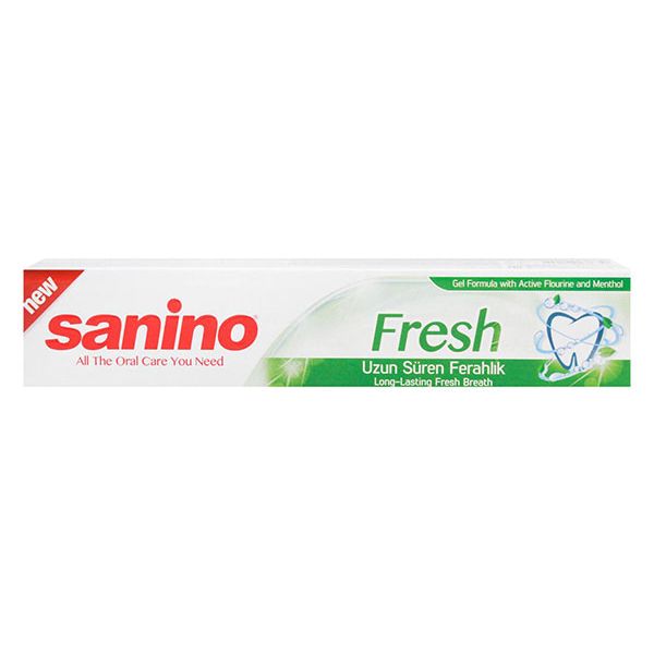خمیر دندان سانینو مدل Freshcha حجم 50 میلی لیتر
